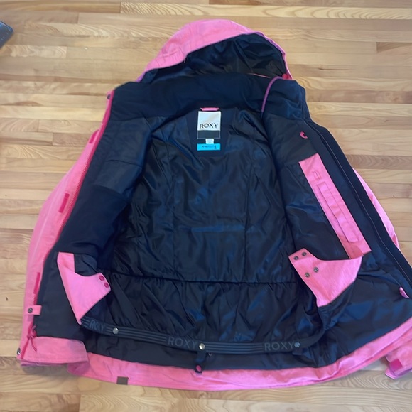 Women’s Roxy Bubblegum Pink Ski Coat Size Large - Picture 4 of 6